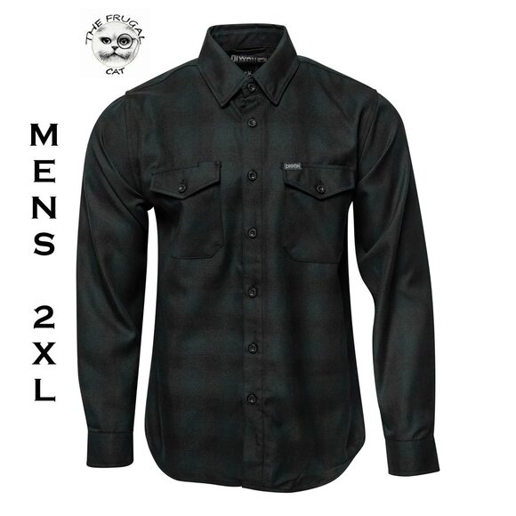 DIXXON FLANNEL - BLACK FOREST Flannel Shirt - Men's 2XL - Picture 1 of 5